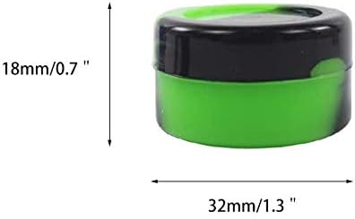 5ML 50pcs Lots Silicone Container Silicone Jars For Concentrate Box