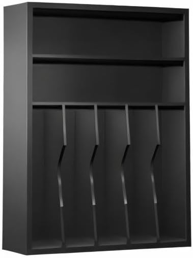 Utensil Organizer Silverware Drawer Organizer - 7 Slots Bamboo Silverware Tray For Kitchen Cutlery Office Supplies Makeup Desk Storage Garage Tool Organization W13”x L17” (Black)