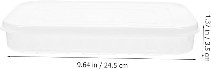 2 Pcs Transparent Food Storage Boxes with Lid for Refrigerator, Meat Container, Bacon Keeper, Stackable Cold Cuts and fruits Storage Containers for Fridge,Fridge Organizers