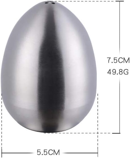 Salt Pepper Shaker Set: Stainless Steel Salt & Pepper Dispenser 2 Pieces for Kitchen (Silver)