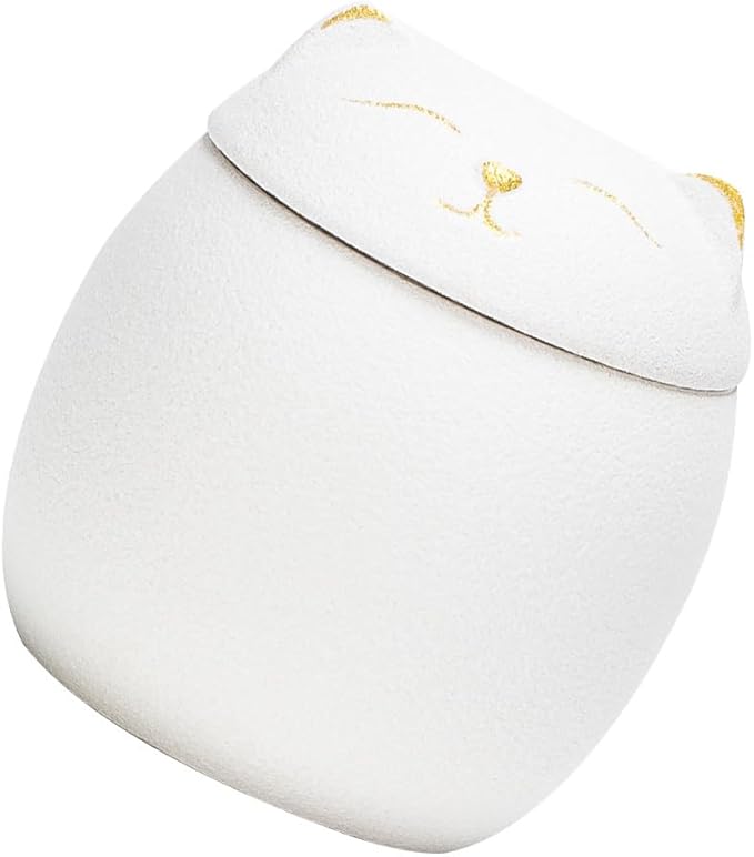 Luxshiny Cat Ceramic Mini Tea Kettle & Sugar Coffee Mugs - 160ml Multi-function Decorative Storage Jar