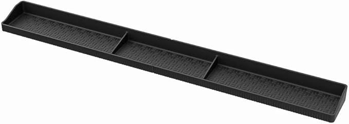 Stove Top Shelf,Silicone Material Magnetic over stove top Oven shelf for kitchen stove,Kitchen Spice Rack Organizer With partition and perimeter fence,30" Length