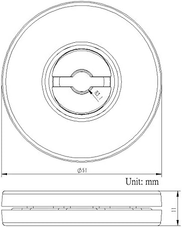 TamBee 4PCS 2Inch Acrylic Lazy Susan Turntable Organizer Revolving Display Base White Acrylic for Spice Rack Table Cake Kitchen Pantry Decorating