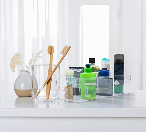 Utopia Home - Fridge Organizer Bins - Refrigerator Organizing Bins - Pantry Organizers & Storage - Stackable for Home & Kitchen Pantry Organization - Clear Plastic Containers (8 Pack)