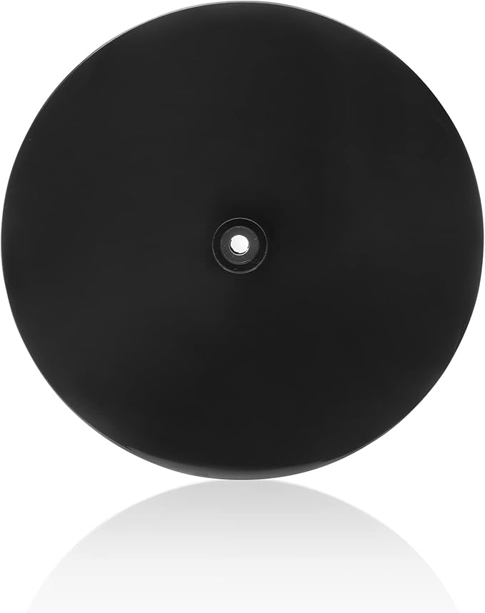 Jersvims 8 Inch Acrylic Turntable Platter, Black Turntable Organizer Round Rotating Plate for Kitchen Pantry Cabinet Desk Rack Spice Cake Cookie Decorating