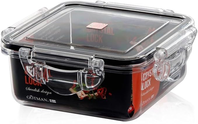 Airtight Food Storage Container With Lid (26.4 oz) - Leak-Proof Lunch Box | BPA-Free | Meal Prep | Microwave, Freezer and Dishwasher Safe | Kitchen Fridge Organizer Boxes | Fresher Food