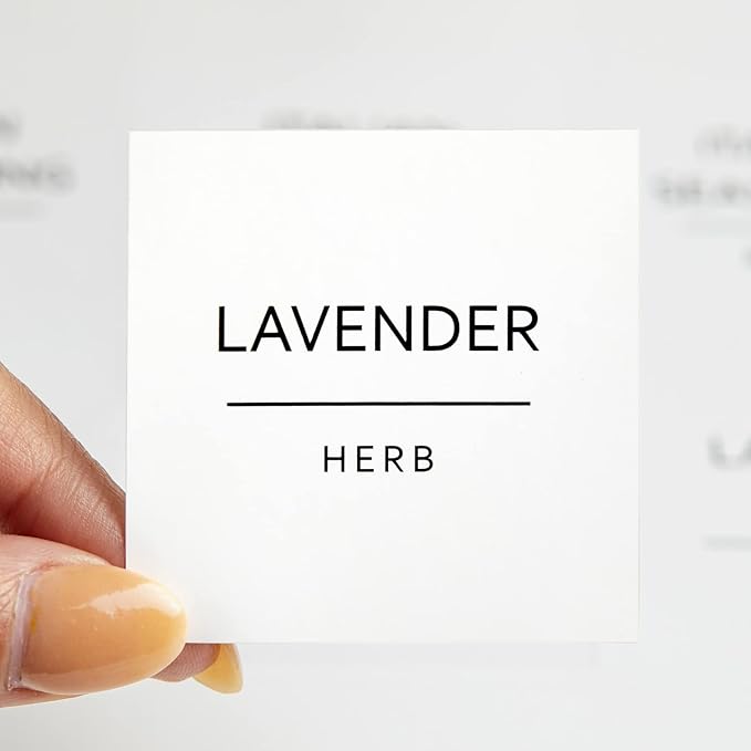 Talented Kitchen 184 Spice Labels & Stickers for Herbs - Water-Resistant Preprinted White Jar Labels for Pantry Organization, Minimalist Black Text, Numbers & Dates