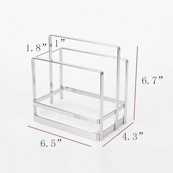 Kitchen Organizer with Utensil Holder,Pot Rack and Cutting Board Holder,Stainless Steel