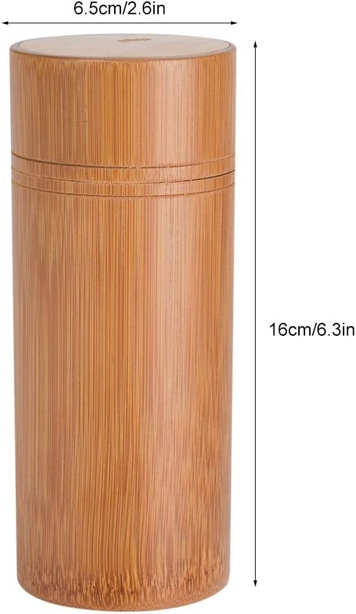 Fdit Portable Tea Canister Travel Food Storage Candy Jar Container Box for Tea Coffee Beans Nuts Spices(M)