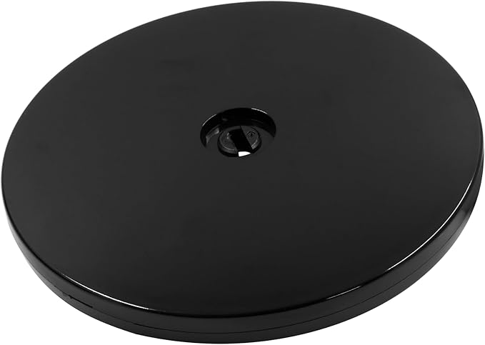 2 Pack 6 inch Lazy Susan Turntable - Black Acrylic Ball Bearing Rotating Tray for Cake, Spice Rack - Perfect for Kitchen Pantry with 360˚Rotation