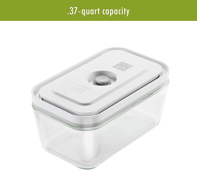 ZWILLING Fresh & Save Glass Small Airtight Food Storage Container, Meal Prep Container, Food Saver