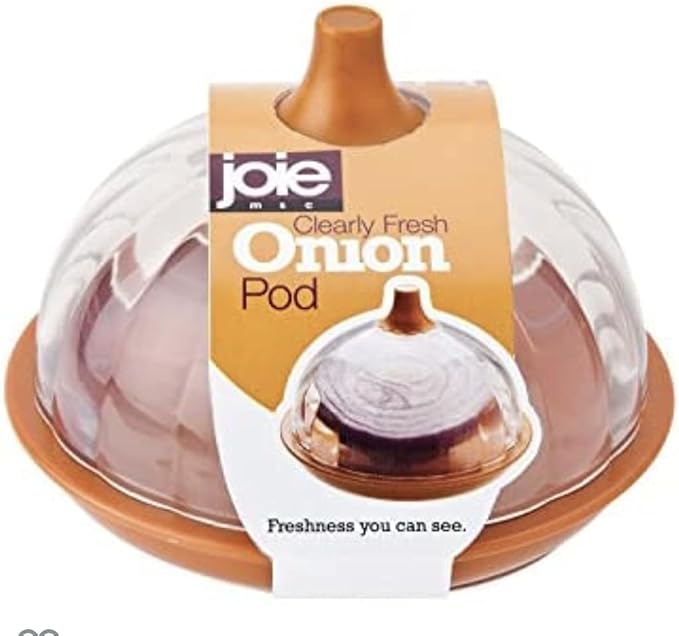 Joie MSC International 067742-330000 Clearly Fresh Airtight Onion Keeper Storage Container Pod