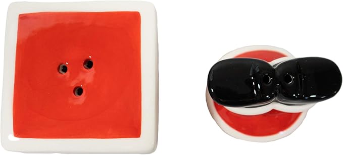 Christmas Special Edition! Ceramic Salt & Pepper Shaker Set (Chimney & Santa Legs)