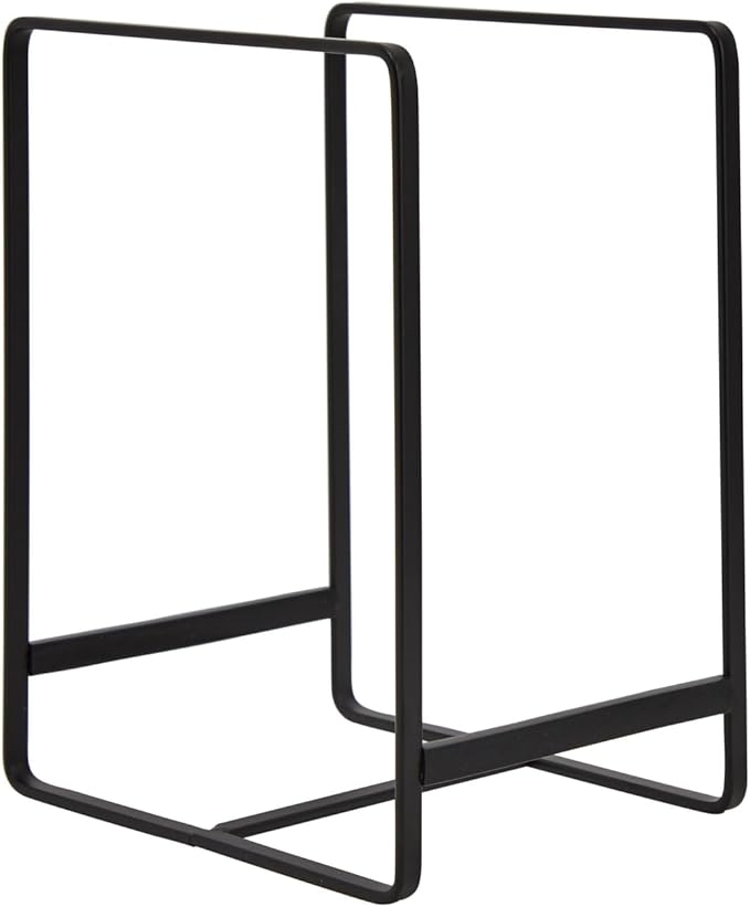 Juvale 3 Piece Plate Organizer for Kitchen Cabinet, Shelf, 2 Sizes for Pots, Pans, Cutting Boards (Black)