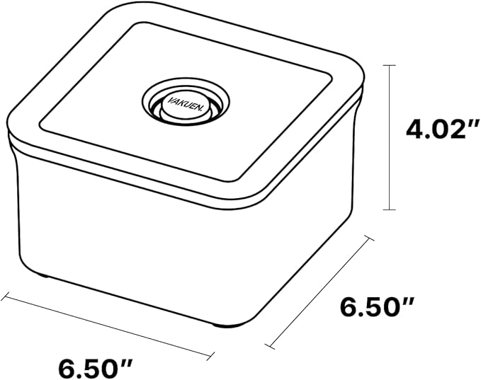 Premium Airtight Food Storage Containers, Square 2PC/Set(1.48qt/1.4Lx2pcs), Smart One-Click Seal Lid, No Hinges, 100% Leak Proof, BPA-FREE, Dishwasher, Freezer & Microwave Safe