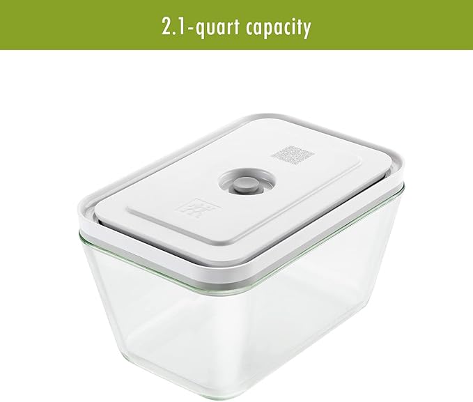 ZWILLING Fresh & Save Glass Large Airtight Food Storage Container, Meal Prep Container, Food Saver