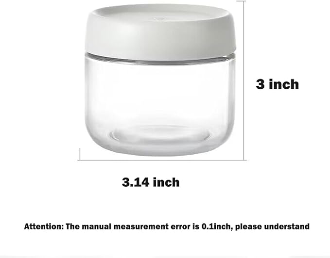 3Pack Overnight Oats Containers with Lids,10oz Glass Jar with Scew Lid,Salad Dressing Fruit Veggies Sauce Snacks Meal Prep Food Containers,Spice Jars,Wide Mouth Storage Containers