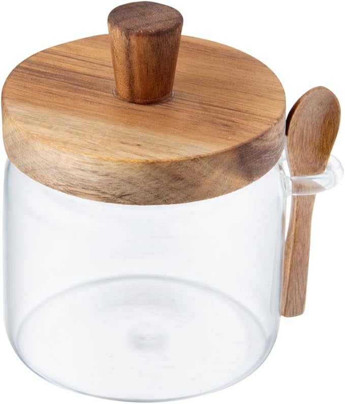 Restaurantware-16.9 Ounces Glass Storage Jar, 1 Dishwashable Glass Cookie Jar - Airtight Seal, Hot & Cold Friendly , Clear Glass Glass Candy Jar, Knob Handle Lid, For Kitchen, Laundry, Or Storage