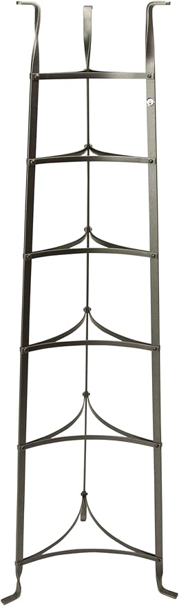 Enclume 6-Tier Cookware Stand, Free Standing Pot Rack, Hammered Steel (Unassembled)