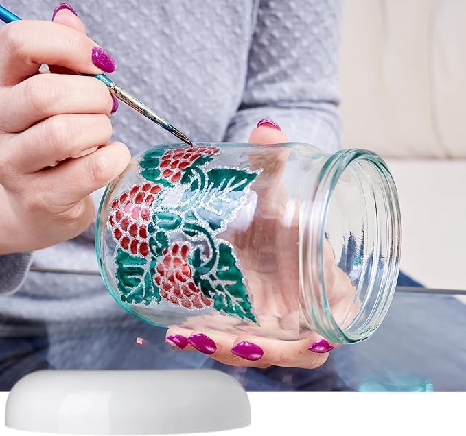 JARMING COLLECTIONS Mason Jars 16 oz Glass Extra Wide Mouth Pint Storage Jars with Lids - BPA Free Plastic Storage Lids - Made in USA - Pint Glass Jars 16 oz with Lids, Ryan16WTX3