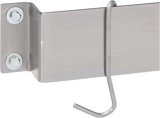 Cuisinart Chef's Classic 33-Inch Bar-Style Wall-Mount Pot Rack, Brushed Stainless