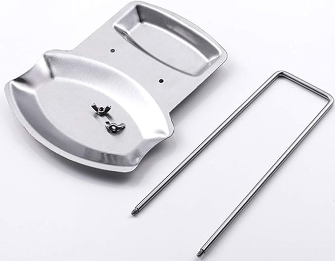 Lawei 3 Pack Lid and Spoon Rest - Pot Lid Holders Stainless Steel Pan Lid Organizer for Pots Pans Spoons