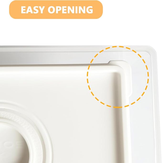 Sliced Cheese Container with Time Recording - Block Cheese Storage Container for Fridge Cream Cheese Sliced Cheese Cheddar Cheese Box with Lid Cheese Saver