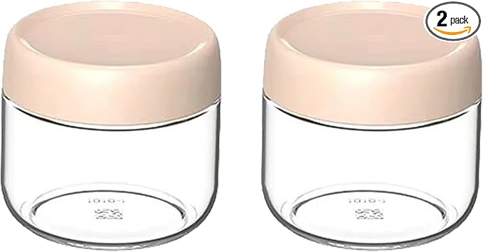 2 Pack Glass Jars with Screw Lids for Salad Dressing, 10oz Overnight Oats, Condiment Sauce, Baby Food Kids Snacks, Meal Prep Container, Canning Spice Wide Mouth Leak Proof Storage Airti (2Pack-Yellow)