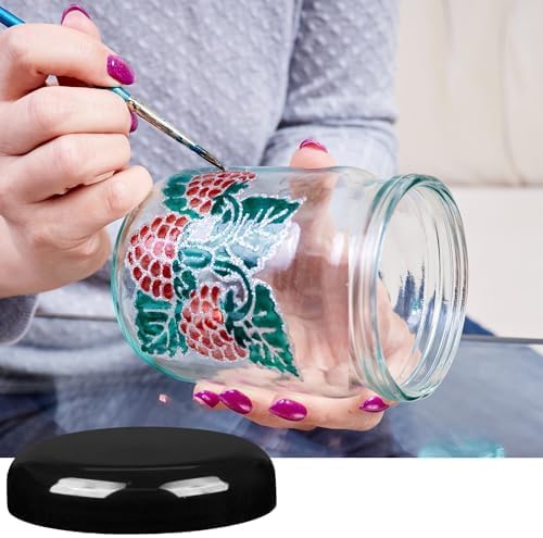 Jarming Collections Mason Jars - 16 oz Glass Extra Wide Mouth Pint Storage Jars with BPA Free Plastic Lids - Made in USA