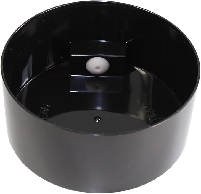 TV4-CBK Tightvac - 3 to 12 Oz Vacuum Sealed Storage Container, 1.3-Liter/1.1-Quart, Black Cap & Clear Body