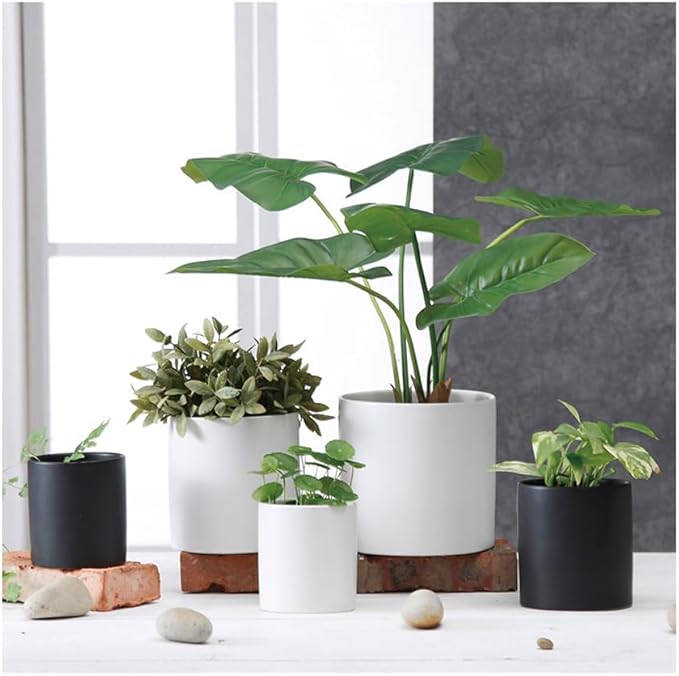 Utensil Crocks, Ceramic Kitchen Utensil Holder for Countertop,Morden Storage for spoons knives and forks,Kitchen Decor Counter