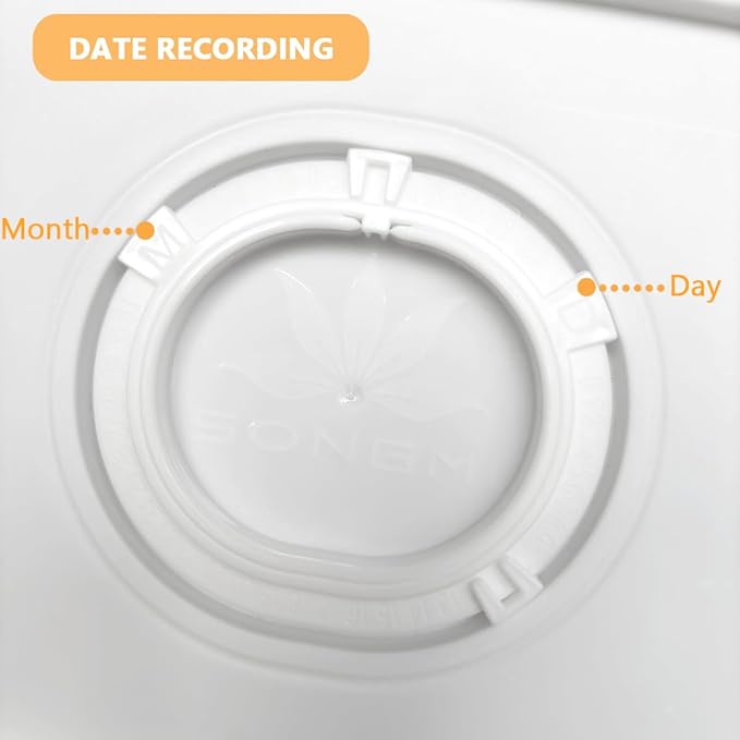 Sliced Cheese Container with Time Recording - Block Cheese Storage Container for Fridge Cream Cheese Sliced Cheese Cheddar Cheese Box with Lid Cheese Saver