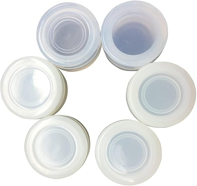 5ml Lots Silicone Container Box 18 colors 100pcs