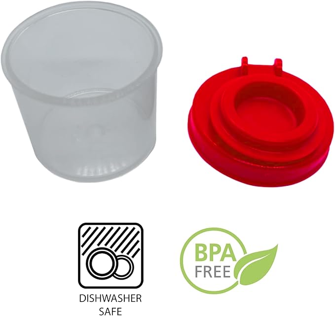 Salt and Pepper Shakers Moisture Proof Set Perfect to go Camping Picnic Outdoors Kitchen Lunch Boxes Travel Spice Set Clear with Black Lids Plastic Airtight Spice Jar Dispenser (5 mini)
