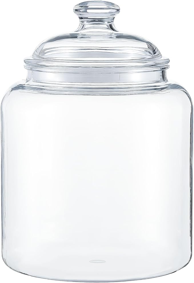 Acrylic Airtight Cookie Jar Apothecary Jar with Lid,Ideal Food Storage Jar Pantry Canister Decorative Storage canisters Jar with lids for Kitchen,Home,Bathroom,Wedding Decor,101OZ