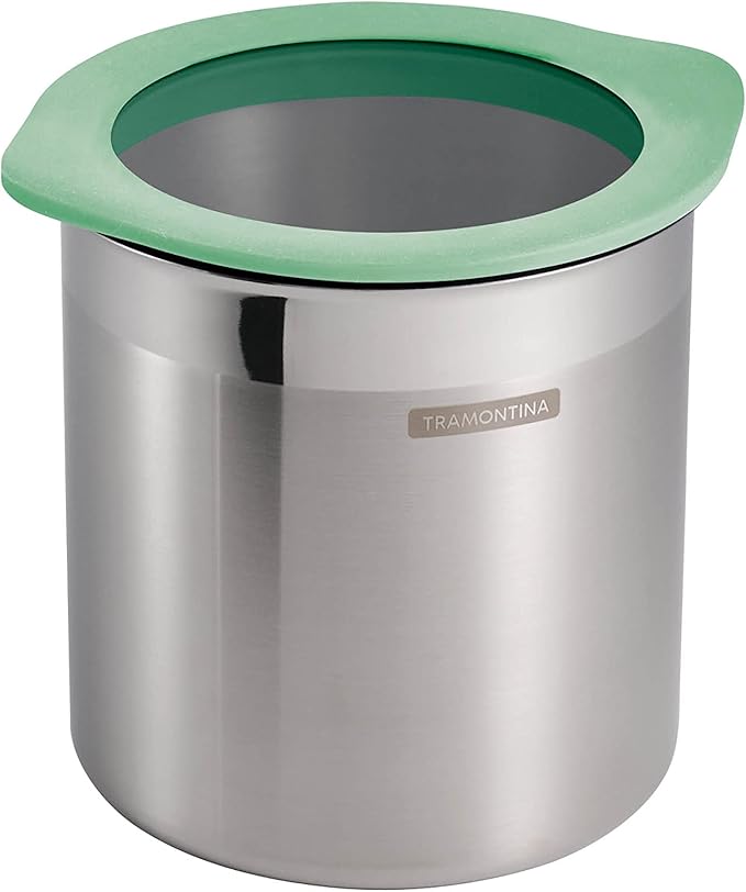Tramontina 4 Pc Stainless Steel Canister Set Mint Green, 80204/025DS