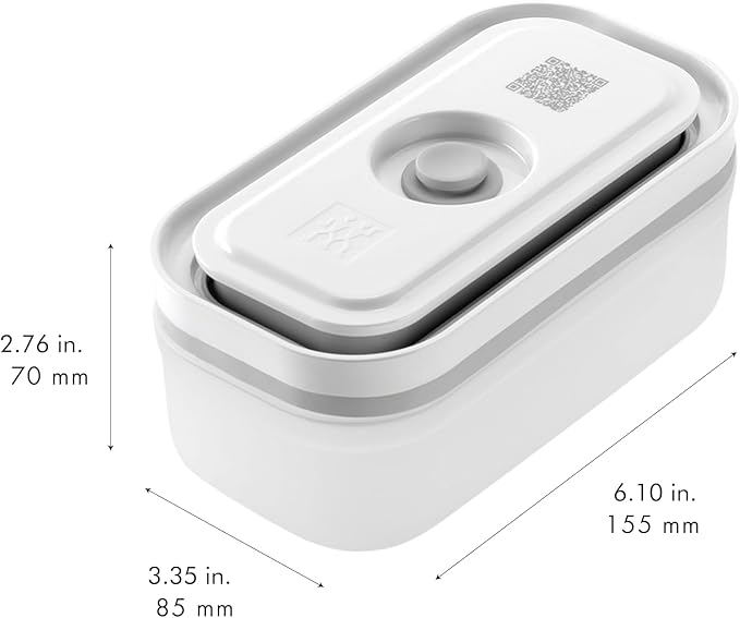 ZWILLING Fresh & Save 3-pc Assorted Sizes Food Storage Container, Meal Prep Container, BPA-Free