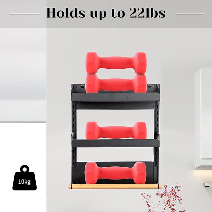 Magnetic Spice Rack, 2 Tier Magnetic Spice Organizer for Refrigerator, Magnetic Shelf with Paper Towel Holder for Kitchen Storage