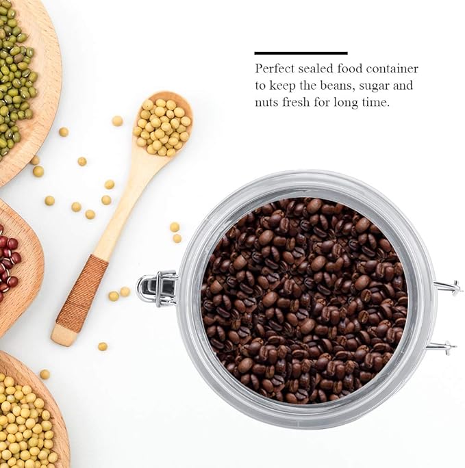 Airtight Coffee Canister, Stainless Steel Coffee Container, Vacuum Sealed Food Storage Containers for Rice Grain Cereal Oatmeal Beans(xl)