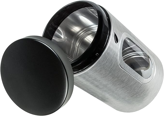 Stainless Kitchen Canisters - Modern Kitchen Decoration of Canister Set with Multiple Preservation Purposes by Tight Sealed Lids, Good for Wedding Gifts Kitchen Canisters Set of 3(SC-001)