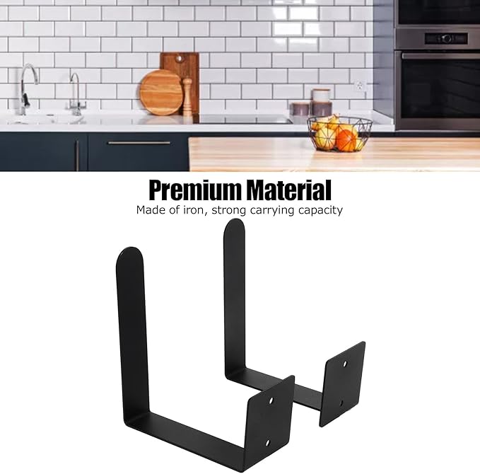 Haofy Pot Lid Organizer Rack, Wall Pot Lid Holder Hanging Cutting Board Storage Rack for Kitchen Utensil default