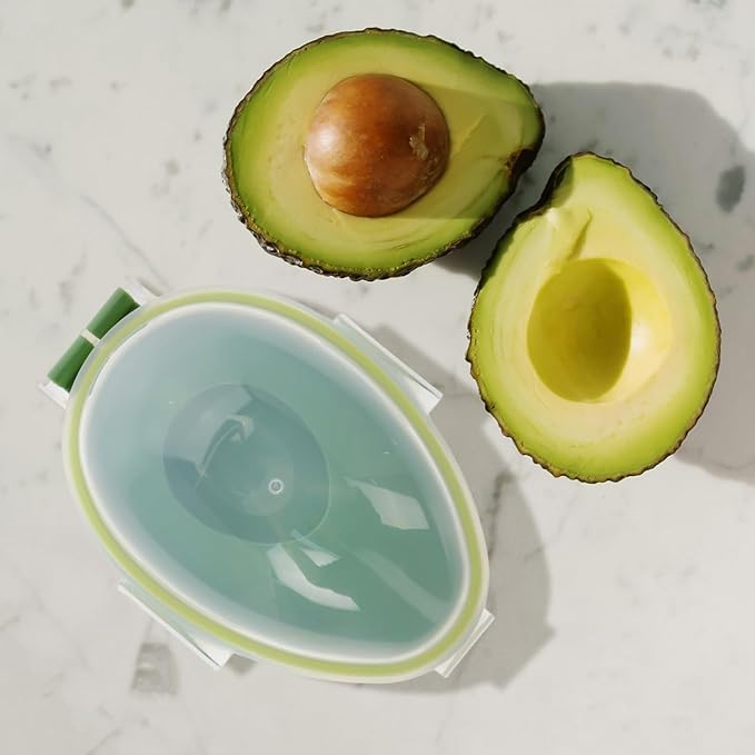 DOITOOL Avocado Keeper Reusable Avocado Storage Container individual Avocado Saver Avocado Holder Organizer for Refrigerator Fridge to Keep Avocado Fresh
