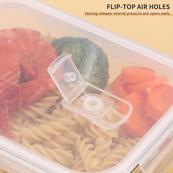 5-Pack Glass Storage Containers with Lids,35 Oz Meal Prep Containers Reusable,Airtight Glass Lunch Containers,for Microwave, Freezer and Dishwasher,White Leak Proof Locking Lids