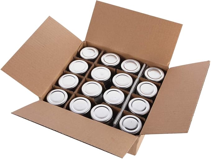 Art Secret 16-Pack Magnetic Hexagon Glass Spice Jars with 394pcs Labels, Shaker Lids and Stainless Wall-Plate (3 oz)