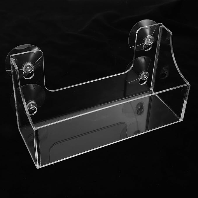 Suction Cup Refrigerator Rack Acrylic Shelf for Kitchen Organizer and Storage Clear Spice Rack Fridge Beverage Holder