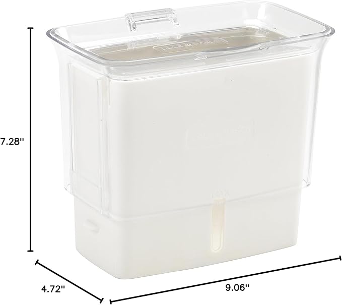 Cole & Mason Fresh Herb Keeper - Acrylic Herb Storage Container for Refrigerator - Fridge Herb Storage for Herbs & Vegetables - Herb Saver Pod - Clear