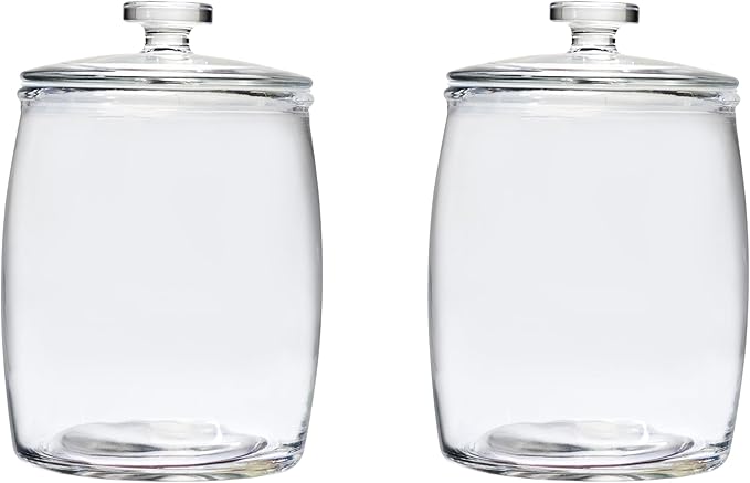 10 Strawberry Street Arlo Glass Canister Medium, Set of 2