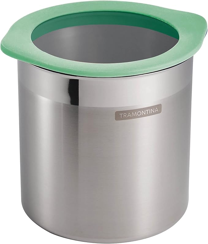 Tramontina 4 Pc Stainless Steel Canister Set Mint Green, 80204/025DS