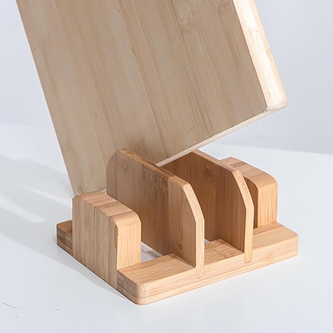 Kunovo Bamboo Pot Lid Holder,Cutting Board Organizer,Baking Sheet/Pan Organizer Rack for Cabinet (GGJ-A)