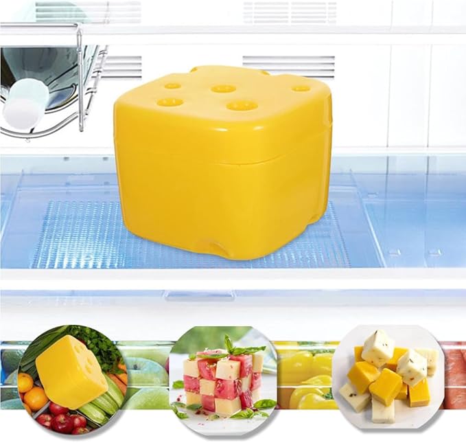 Pyrriax Cream Cheese Container, Storage Box With Lower Lid Cheese Slice Holder Fresh Cheese Keeper for Refrigerator Food Vegetable And Fruit Storage(2pcs)